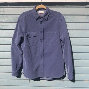 Taylor Stitch Utility Shirt Indigo Cross Jacquard 42 MiUSA